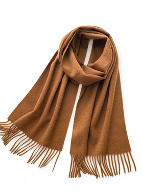 帕阑蒂｜WT76118纯羊绒围巾纯色羊绒围巾