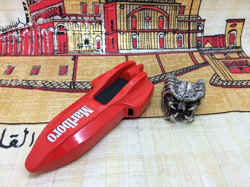 原装 全新万宝路骚红法拉利f1型替芯盔甲套豪华礼盒装 经典周边