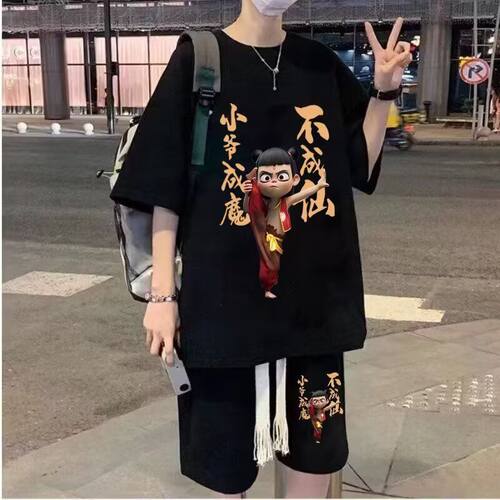 男装HT176华夫格五分套装P20码数M5XL