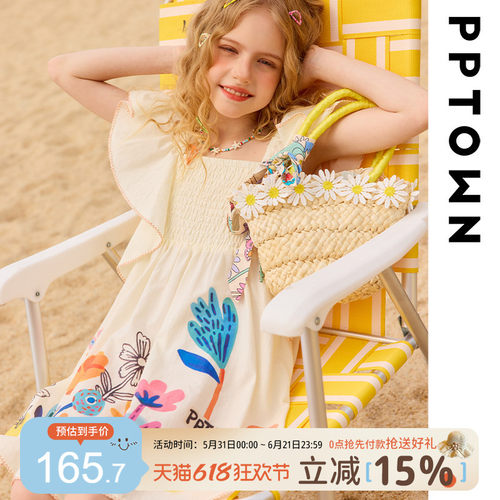 女童纯棉连衣裙夏季2025新款