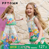 衬衫 上衣中大童甜美小衫 夏季 儿童小飞袖 女孩T恤 2026新款 女童短袖