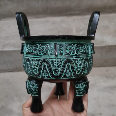 仿古青铜器鼎摆件三足清仓包邮