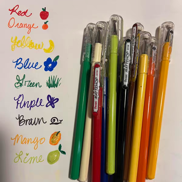 日本Pentel派通K110V积木鲜艳纯色高光笔1.0mm美式手帐绘画丙烯笔,文具电教/文化用品/商务用品,手帐笔,淘宝优惠券,粉丝福利购,淘宝优惠卷