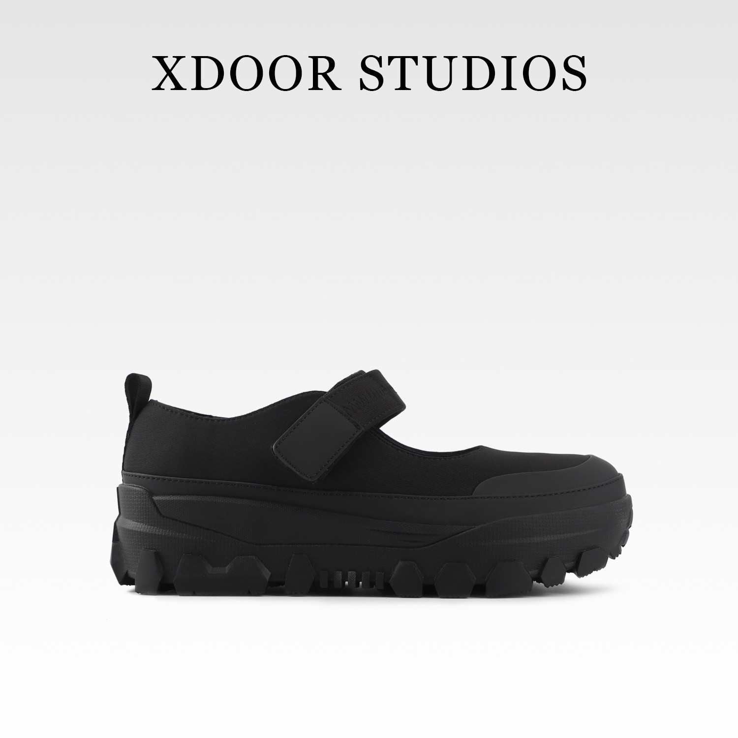 【魔法降临】XDOOR STUDIOS摸摸头魔术贴玛丽珍鞋女厚底浅口单鞋