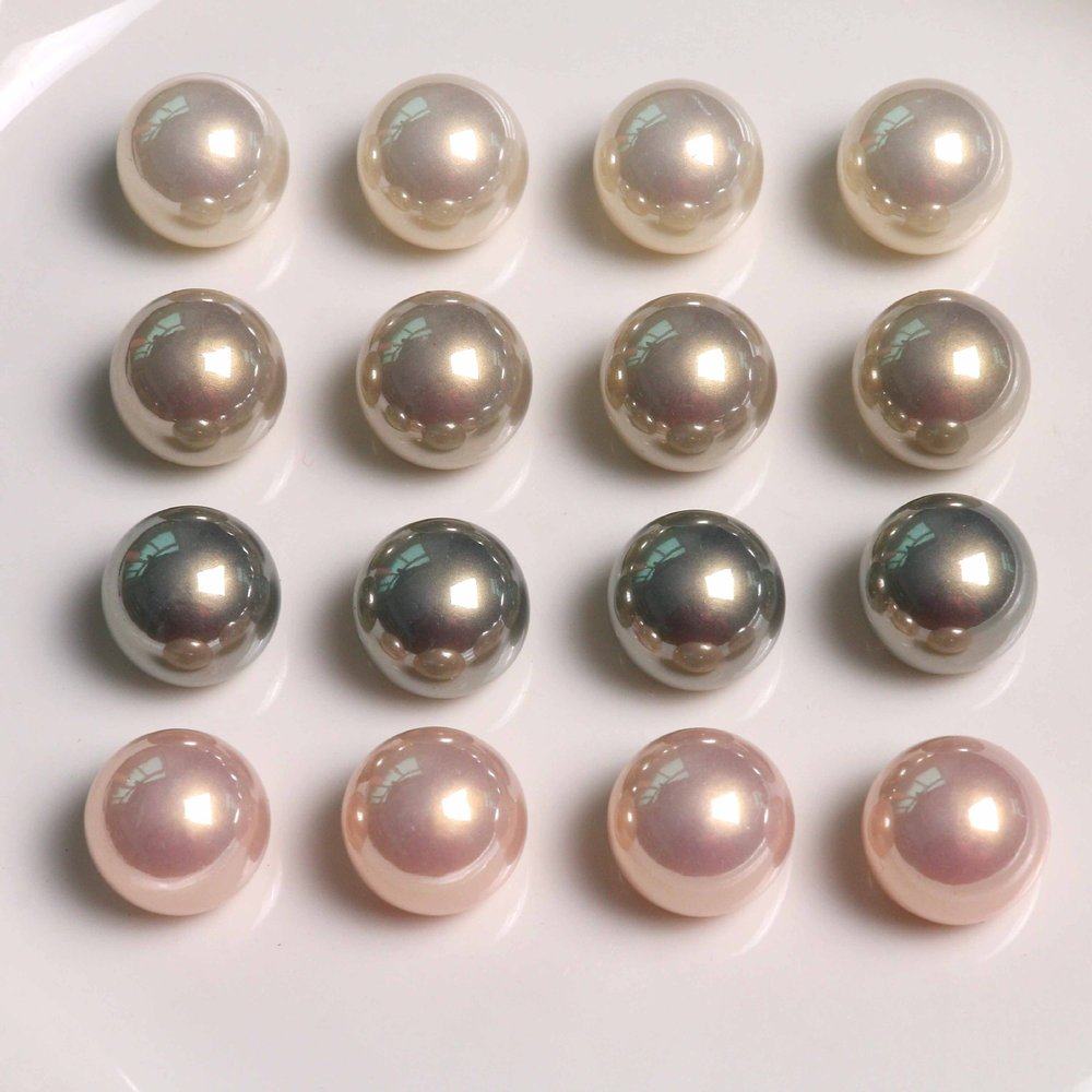 日系ins珠光高腰圆鼓鼓珍珠半丸贴片diy耳钉女耳饰洞洞鞋鞋花配件,饰品/流行首饰/时尚饰品新,其他DIY饰品配件,淘宝优惠券,粉丝福利购,淘宝优惠卷