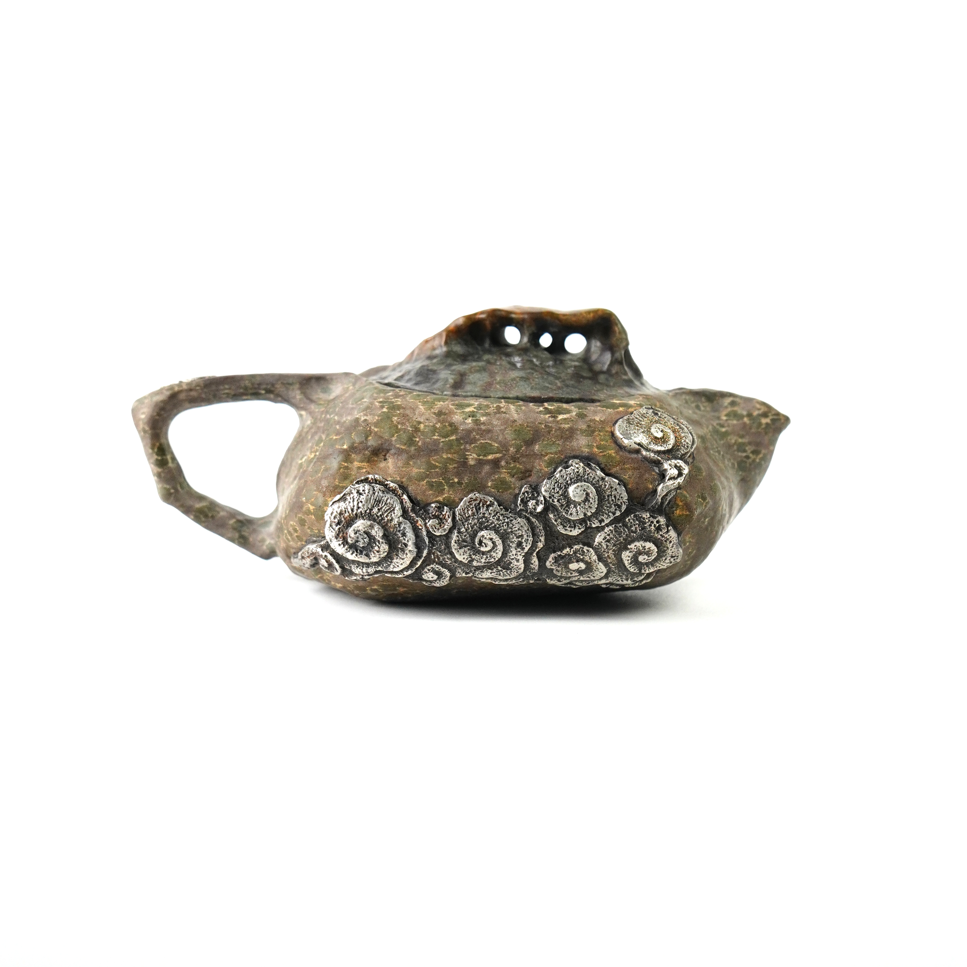 【福运】110cc天然冰碛岩手工石茶壶高端送礼茶器