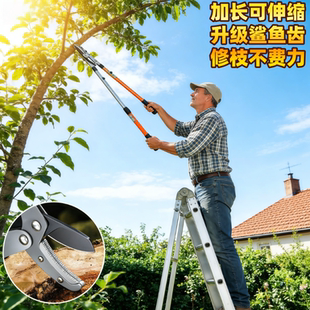 德国省力大剪刀粗枝剪大力剪果树剪子强力家用修枝剪园艺园林工具