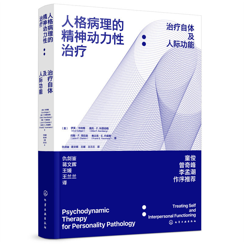 人格病理的精神动力性治疗 治疗自体及人际功能 结合当代理论和临床实践匠心之作 心理治疗 精神动力 人格障碍的心理动力治疗专著