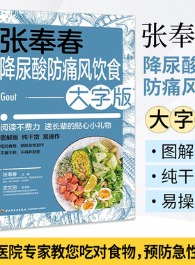 张奉春降尿酸防痛风饮食大字版