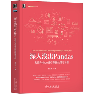 深入浅出Pandas 利用Python进行数据处理与分析 李庆辉 Python数据科学及Python Web开发数据清洗Python工程师程序设计书
