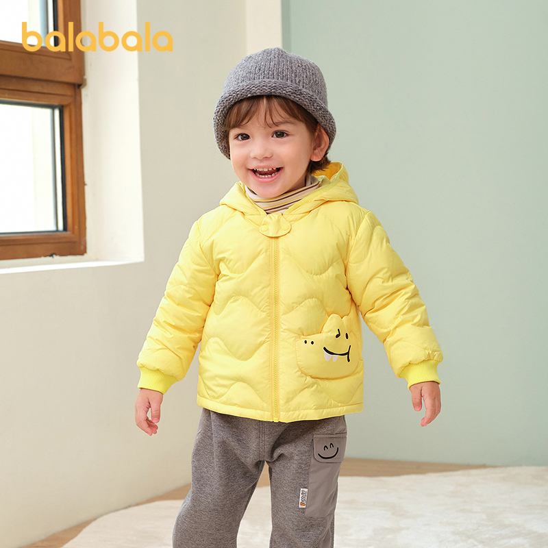 巴拉巴拉balaOne羽绒服连帽外套