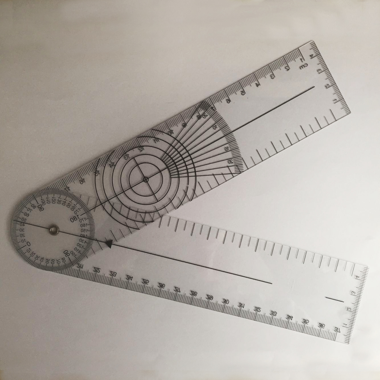 热销专业关节角度测量尺骨科量角器医用尺专业器械