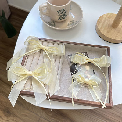 女团风少女系芭蕾法式复古发夹