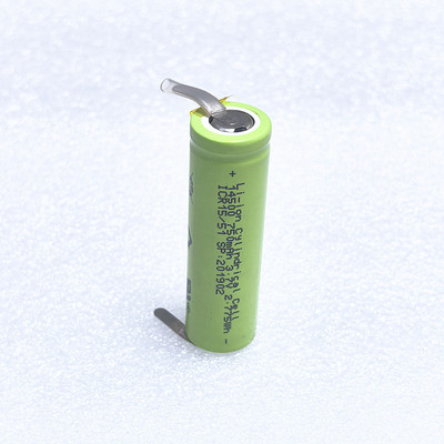 松下电芯全新剃须刀电池14500 3.6V 750mAh锂离子电池带焊脚