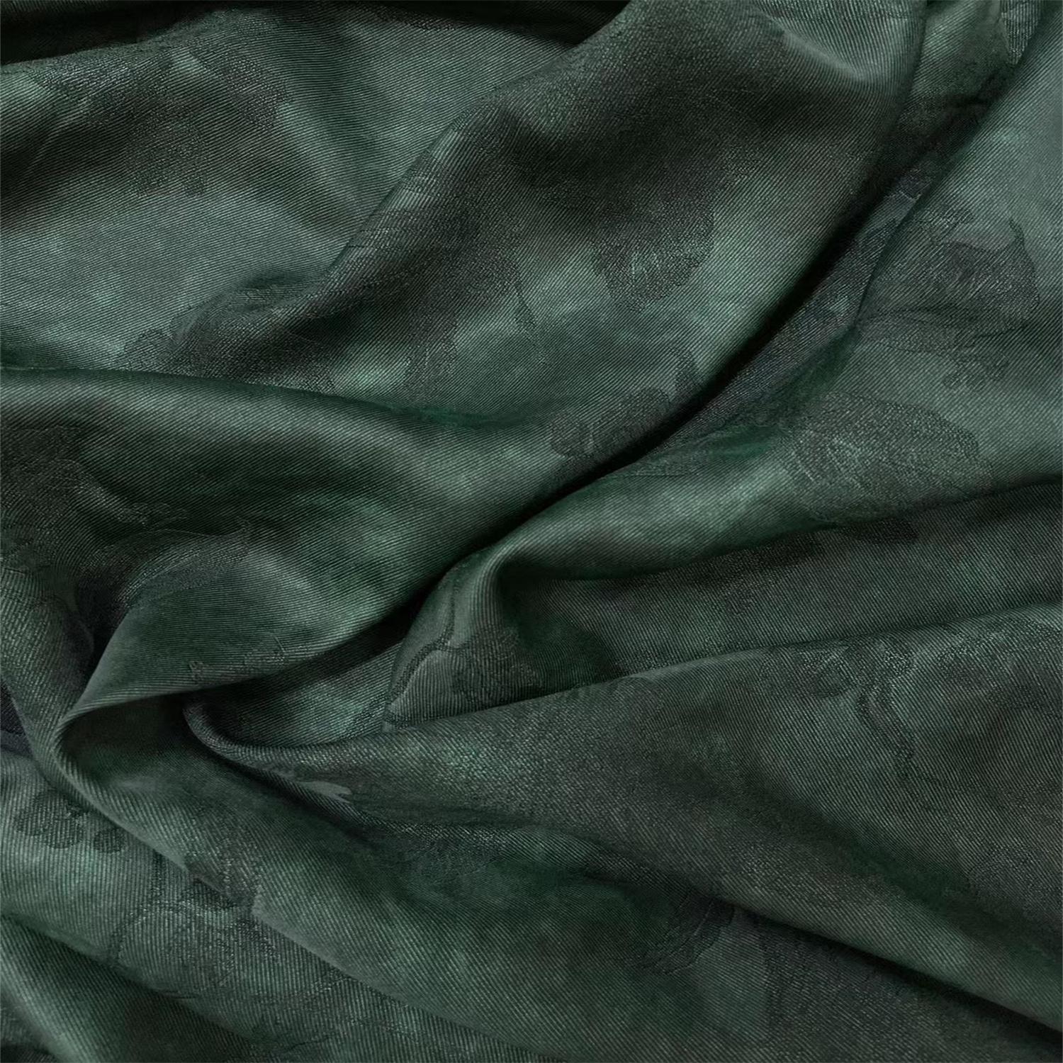 重磅醋酸 香云纱手感 银河光泽感 马甲外套套装半身裙服装面料