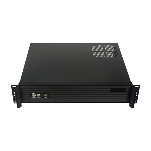 厚尚2U350机箱不锈钢开关USB3.0