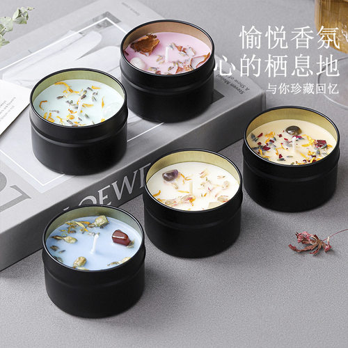 欢乐小马感马口铁罐香薰蜡烛天然大豆蜡香氛干花伴手礼节日礼物