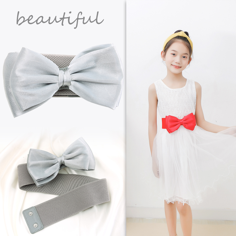 外套女童腰带公主雪纺蝴蝶结腰饰