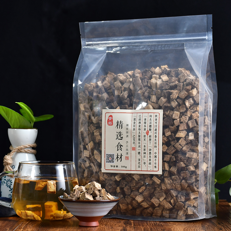 正品柴葛根片茶500g散装袋装包邮葛根干精选新鲜葛根块丁泡茶泡水