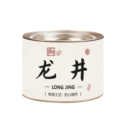 580一斤豆香龙井罐装新茶