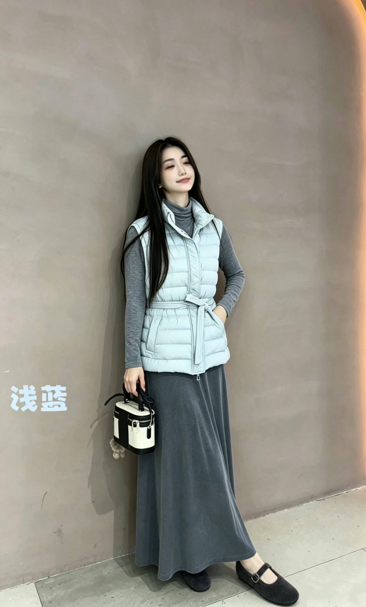 2026年新款羽绒马甲女中长款马夹
