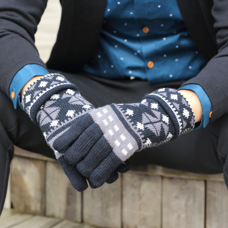 Gants pour homme      en de laine - Ref 2782648 Image 5