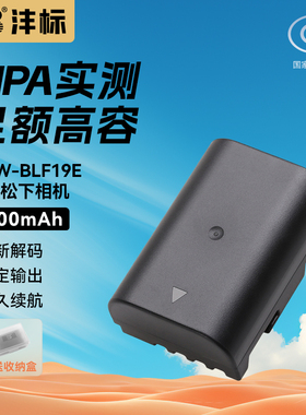 沣标DMW-BLF19E相机电池适用松下DMC-GH4 GH5 GH3 GH5S G9 DC-G9LGK PDZ-BLF19E适马SDQ相机电池充电器套装