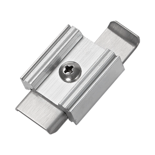 金刚网纱窗免打孔固定卡扣易拆洗锁具三推沙窗框架免钉防掉扣配件