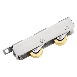 承重型不锈钢断桥铝门窗滑轮双层玻璃移门下轮宽轨道滚轮推拉门轮