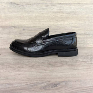 稀缺牛皮男鞋春季英伦百搭一脚蹬乐福鞋外贸休闲商务皮鞋男真皮