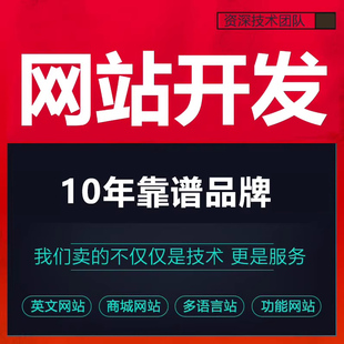网站建设一条龙全包网页制作与设计公司企业搭建注册开发定制seo