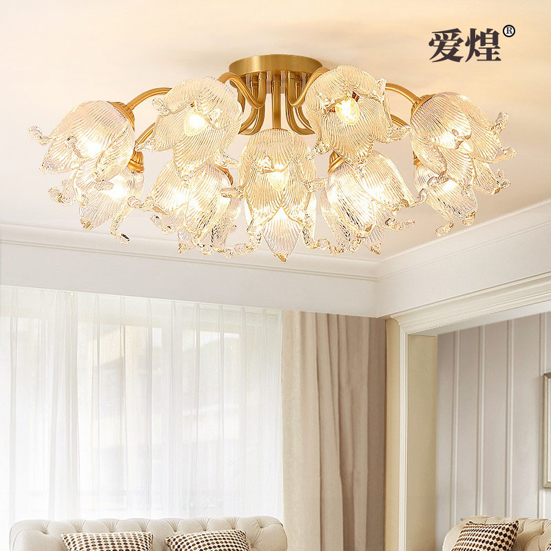 法式轻奢客厅吸顶灯卧室灯高级感