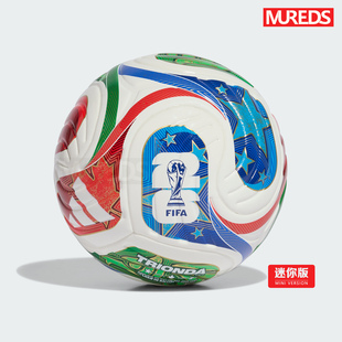 阿迪达斯官方正品三重浪2026美加墨世界杯迷你收藏1号足球JD8034
