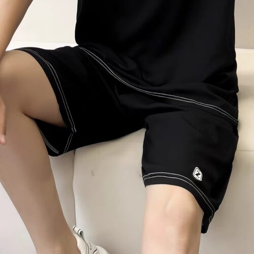 夏季薄款斜纹休闲短裤