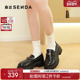 学院风厚底增高休闲单鞋 森达乐福鞋 女2025秋新商场同款 XUL01CA5