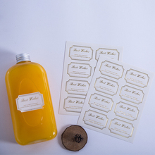 80枚Bestwishes烘焙贴纸烫金不干胶标签奶茶外卖封口贴礼物盒装饰