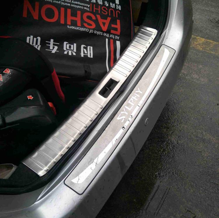 12131415款轩逸后护板不锈钢