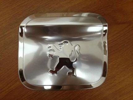 东风标致301油箱盖装饰贴 防刮贴 标志301改装保护盖亮片 不锈钢