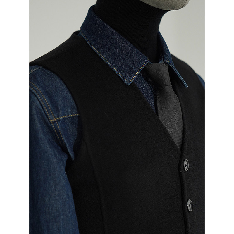 【PEICHUAN】佩川秋冬新品男士双面毛呢马甲羊毛内搭配单品,男装,常规马甲,淘宝优惠券,粉丝福利购,淘宝优惠卷