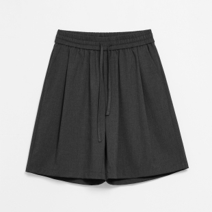 男士 短裤 直筒休闲男士 宽松垂感松紧腰通勤五分裤 PEICHUAN