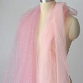 多色大小点点烫金洒金烫粉软纱网布设计师面料婚纱礼服装 手工diy