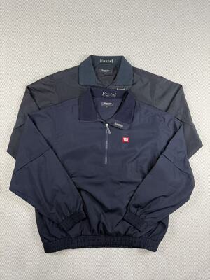 万针刺绣！外贸男女春秋款半拉链套头夹克外套户外防风防水冲锋衣