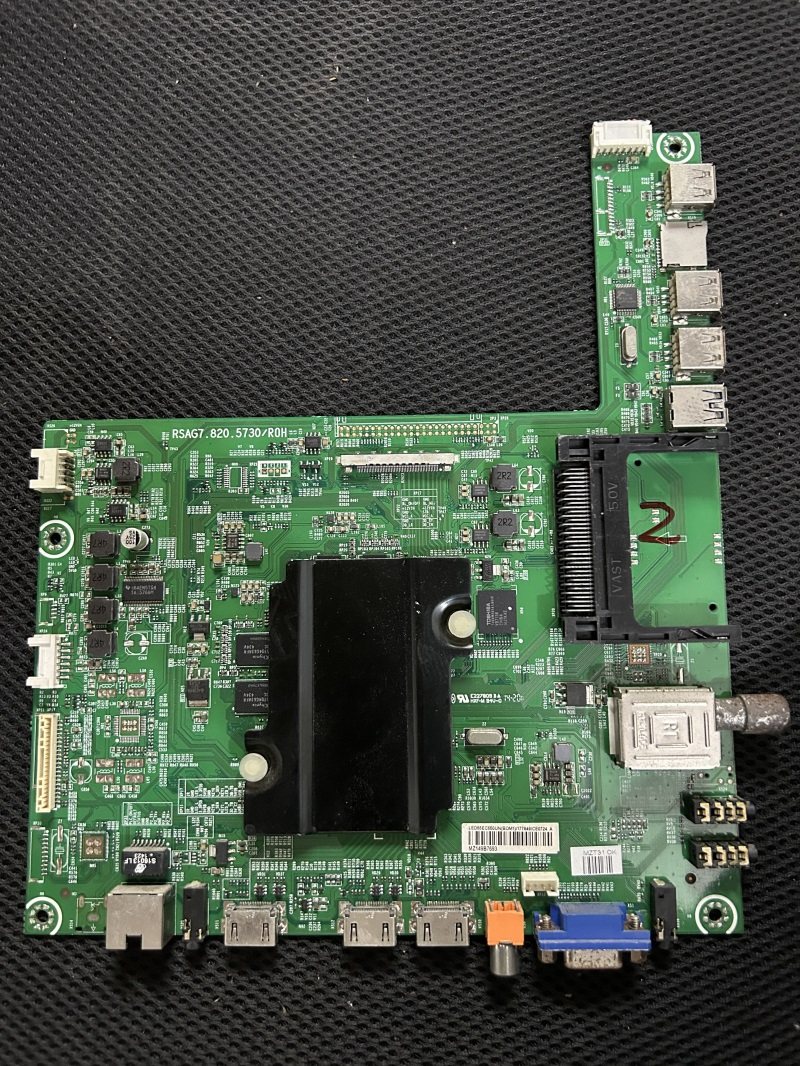 RSAG7.820.5730/ROH拆机海信LED55EC650UN 主板 屏HE550HU-B21