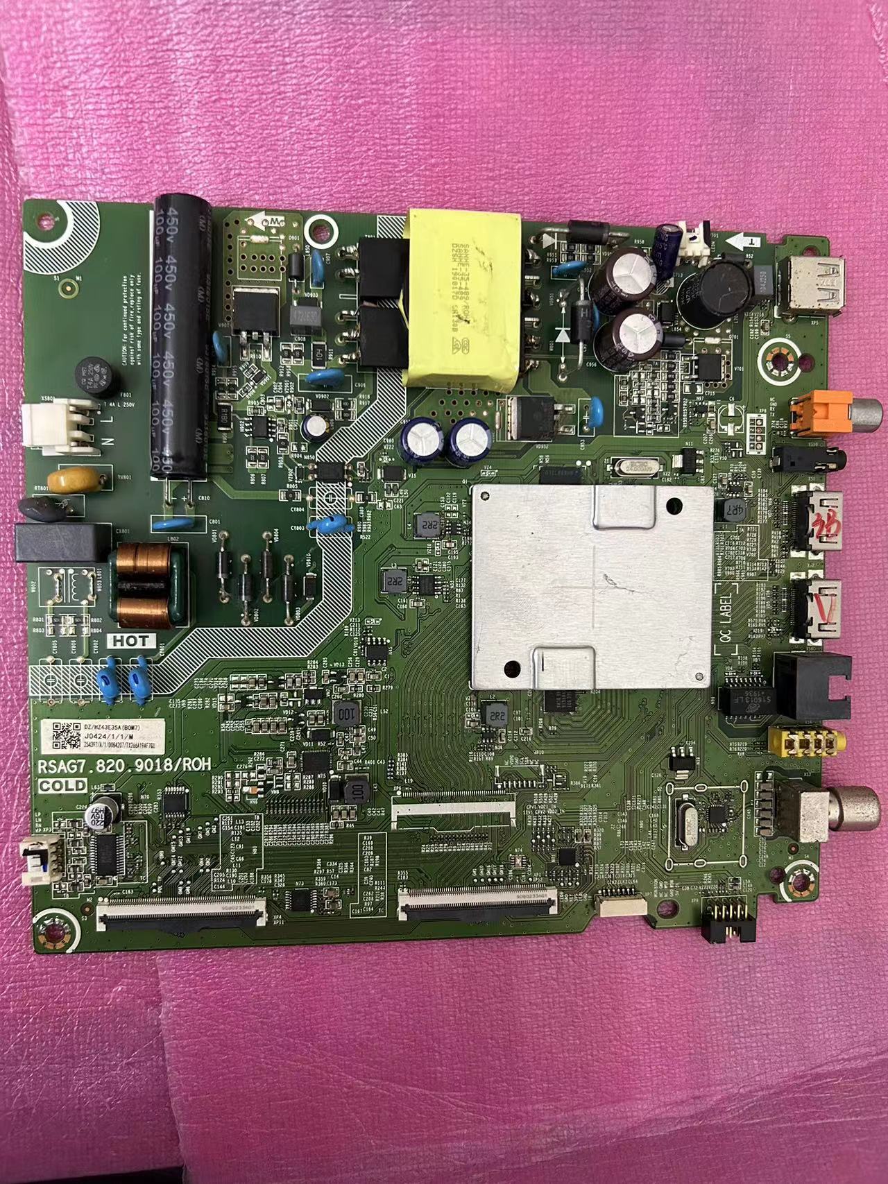 拆机海信HZ40E35D HZ43E35A电视机原装主板RSAG7.820.9018(R0H)屏