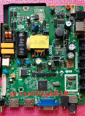 熊猫LE32D58\D69\F33\F51\F66液晶电视主板TP.VST69D.PB818