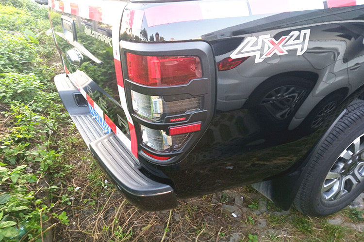 适用于福特ranger T6T7T8改装前灯尾灯罩油箱盖后饰条拉门碗装饰