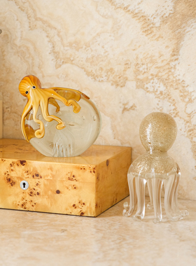 玻璃章鱼摆件，现代简约设计