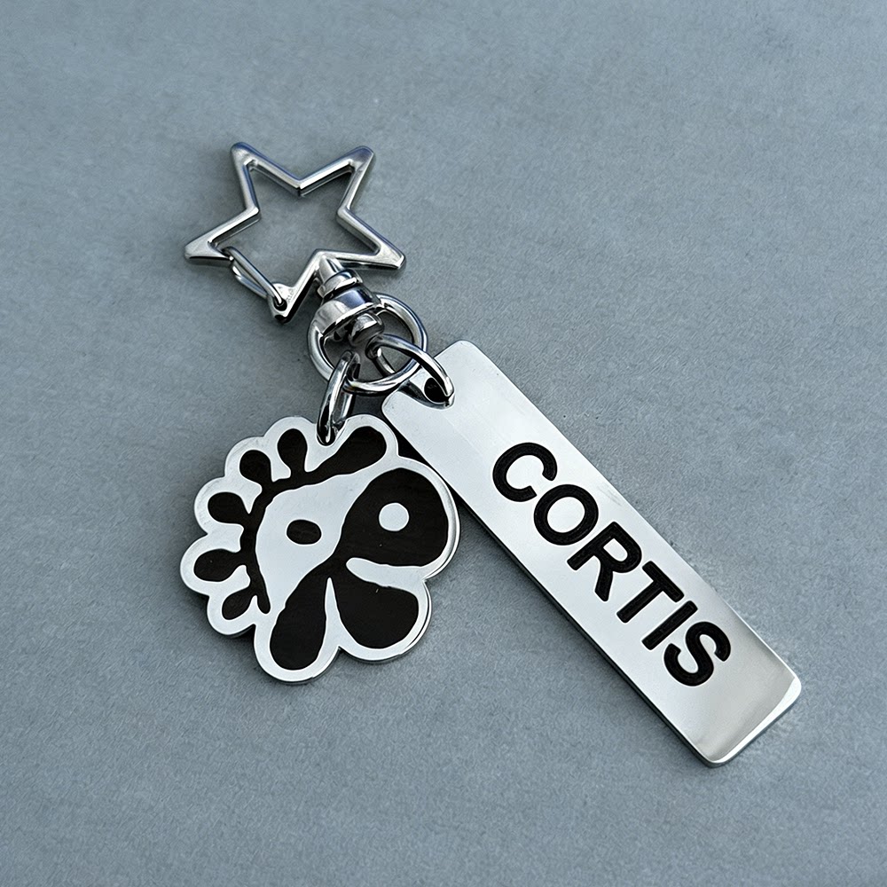 CORTIS应援不锈钢签名挂件周边