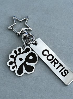 CORTIS应援不锈钢签名挂件周边