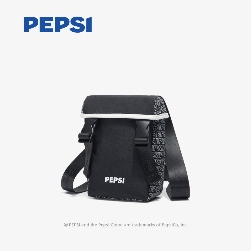 Pepsi百事休闲时尚印花挎包